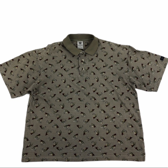 Columbia Other - Columbia Fishing Lures Green Short Sleeve Shirt L